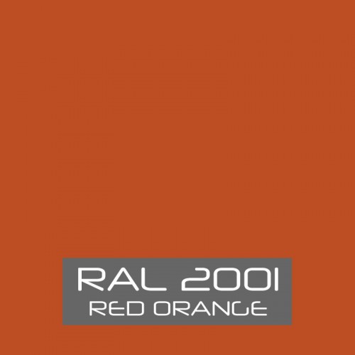 RAL 2001 Red Orange tinned Paint